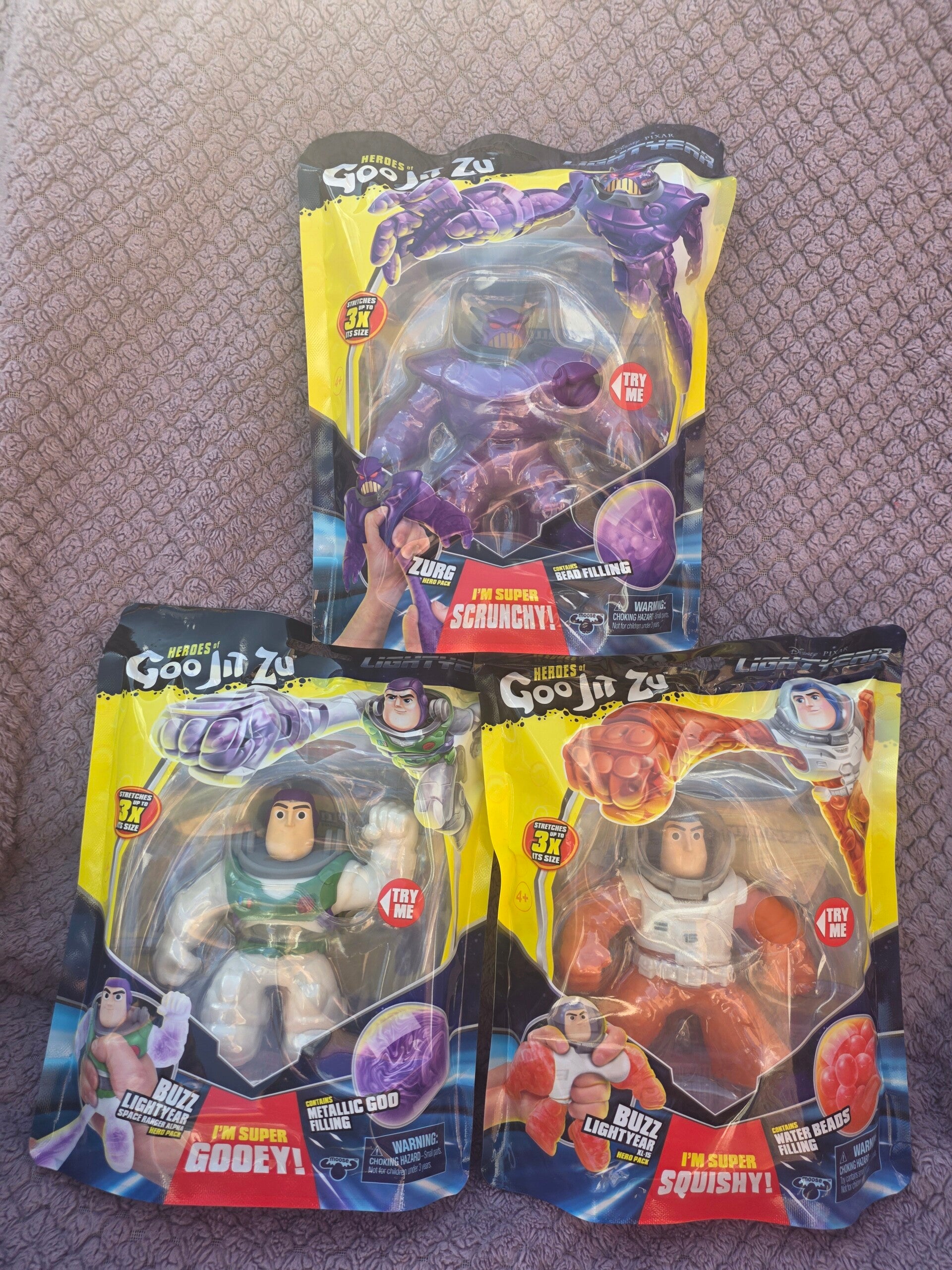 Disney pixar buzz lightyear heroes of goo jit zu