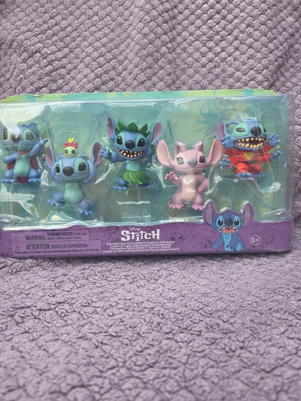 Disney Stitch 5 piece collectible set