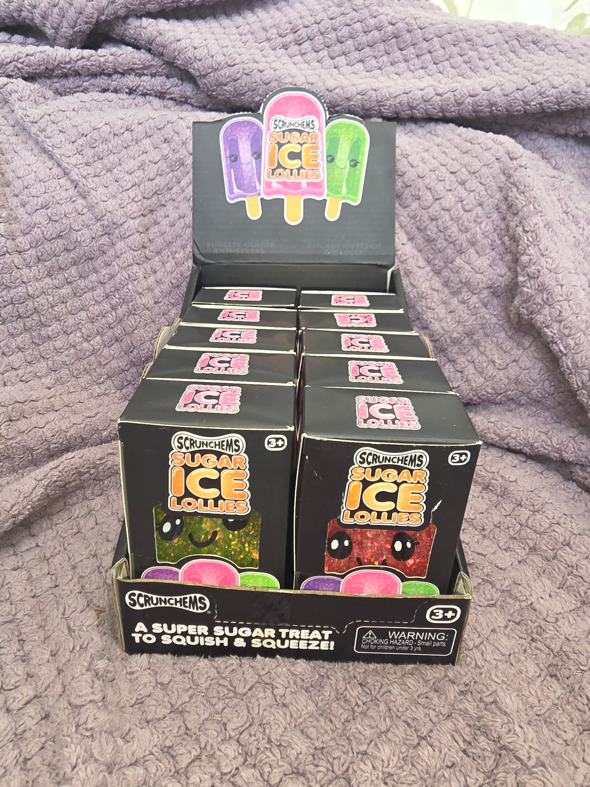 Scrunchems sugar ice lollys