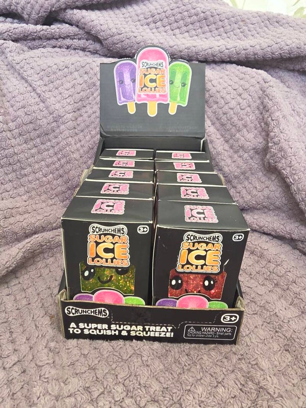 Scrunchems sugar ice lollys