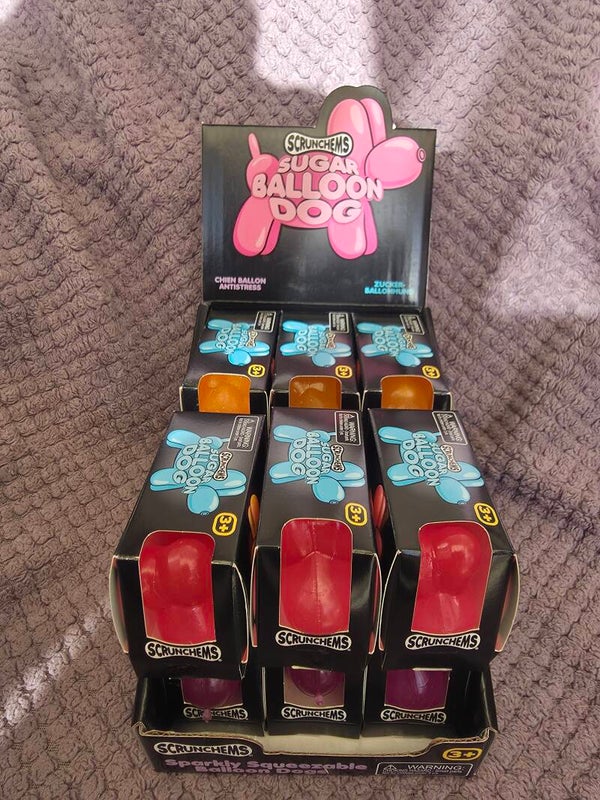 Scrunchems sugar balloon dog