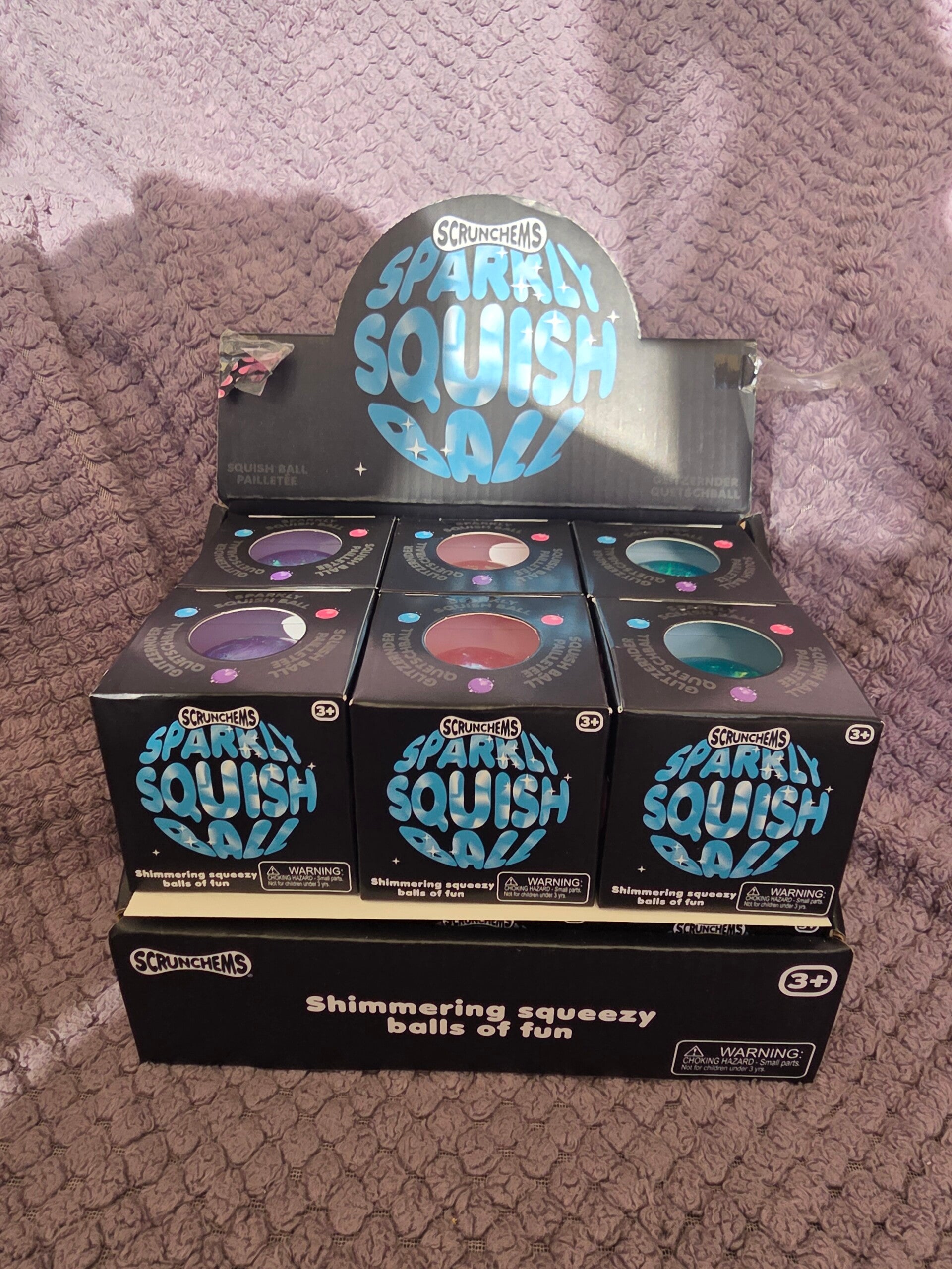 Scrunchems sparkly squish ball
