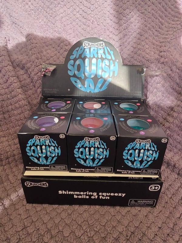 Scrunchems sparkly squish ball