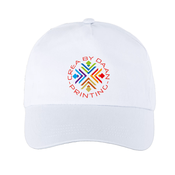 Kartoenen pet met eigen opdruk voorzijde