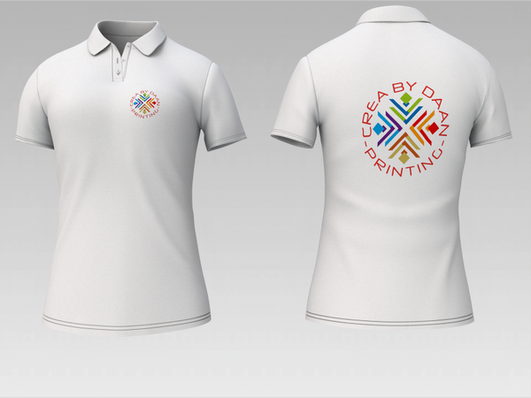 Polo (Dames) eigen afbeelding voor en achterzijde