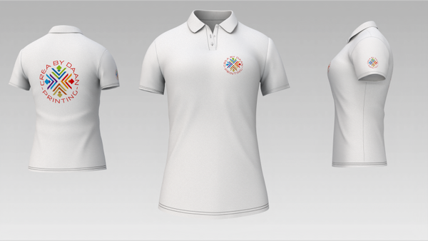 Polo (Dames) met borst, rug en arm logo (PRIJS INCL. BTW ! )
