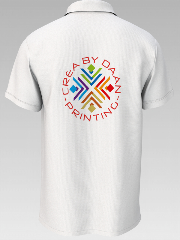 Polo (Heren) met rug logo (PRIJS INCL. BTW ! )