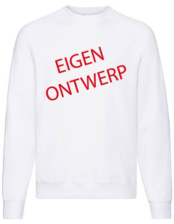 Sweat (Heren) Eigen opdruk voorzijde (max afmeting afbeelding 30x30cm)
