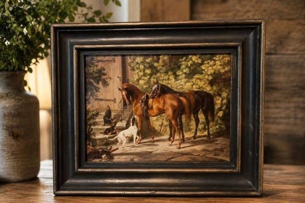 HORSE ON PORCH PRINT