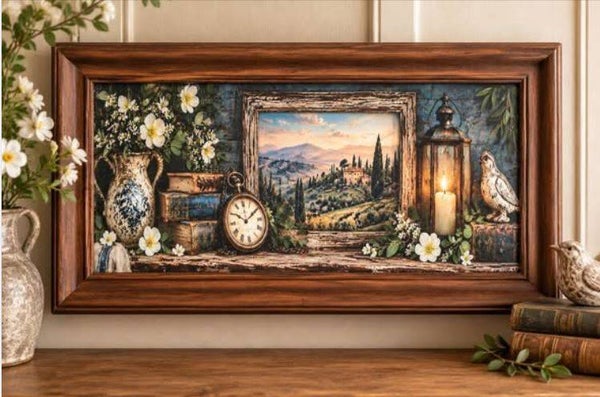 VINTAGE FRAMED STILL LIFE PRINT