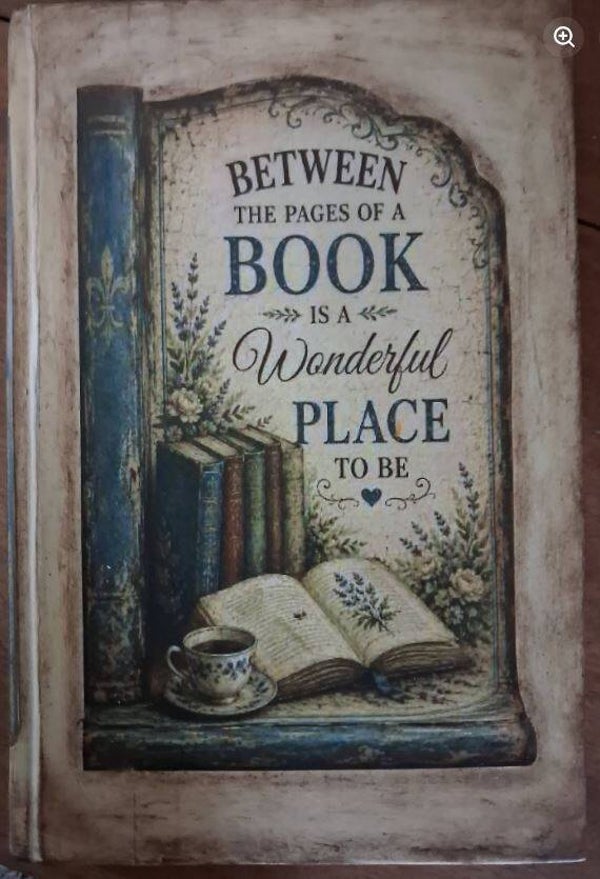 VINTAGE STYLE DECORATIVE BOOK - " Between the pages of a Book "