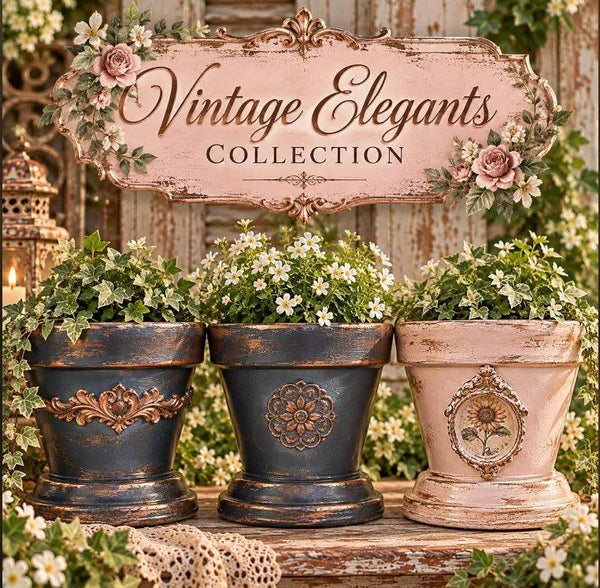 VINTAGE ELEGANCE COLLECTION - Blue / Charcoal or Pink