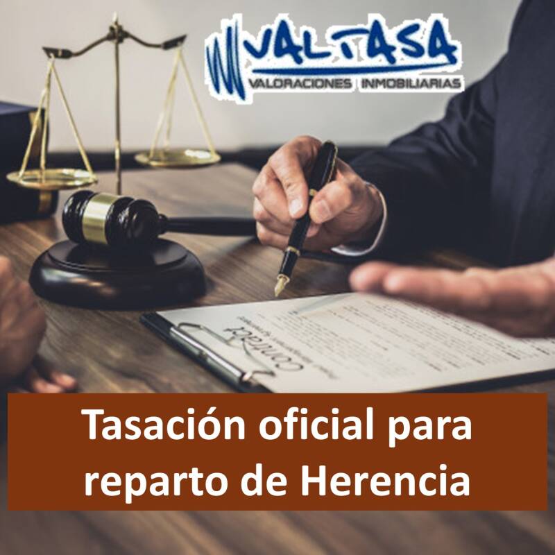 Tasación para reparto de herencia en Puzol