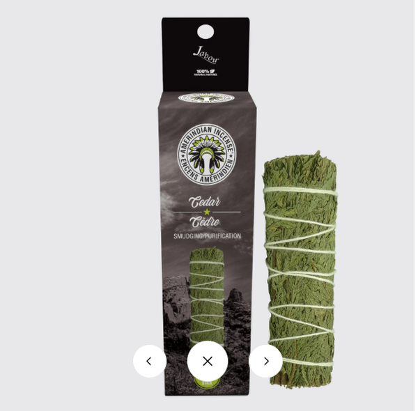 Bâton de fumigation Cèdre 4"