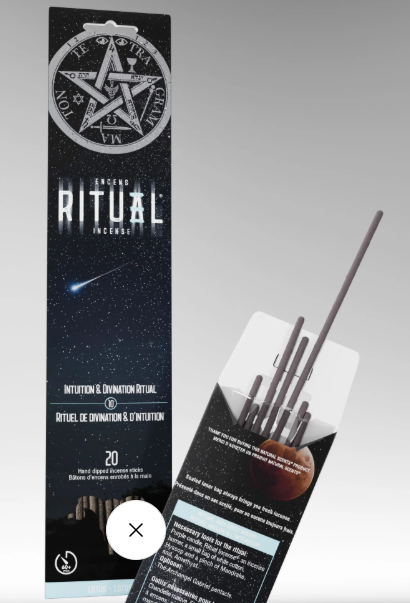 Bâtons d'encens Rituel Divination & Intuition
