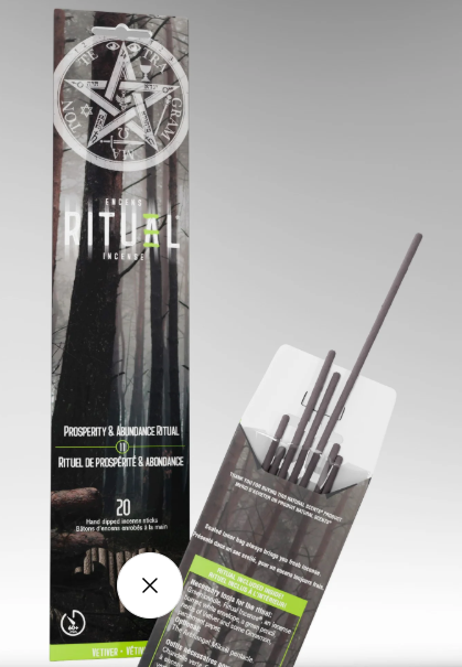 Bâtons d'encens Rituel  Prospérité & Abondance