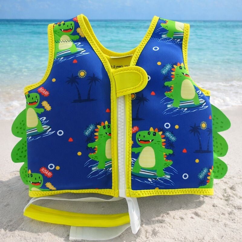 Dino Power! Zwemvest met 3D Staart - By Tootje