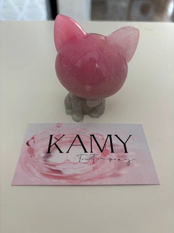 Rose et argent scintillant