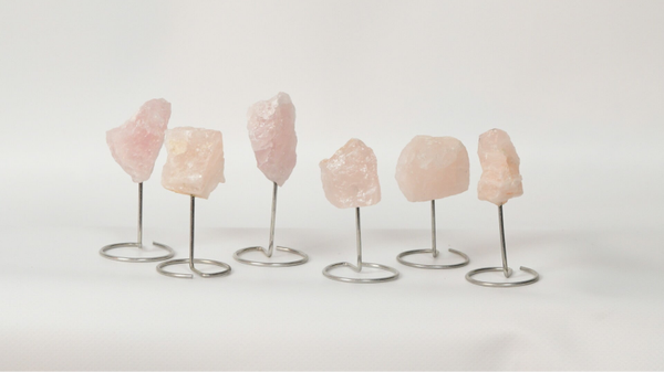 Mini rozenkwarts op stand