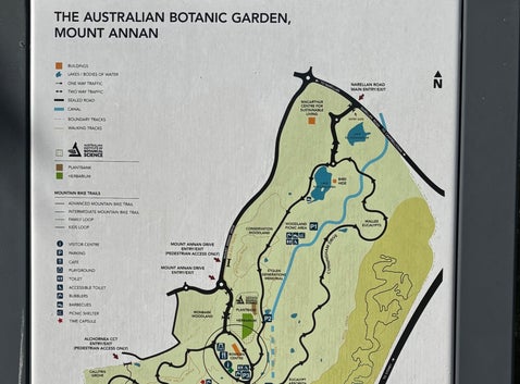Map of Botancial Gardens