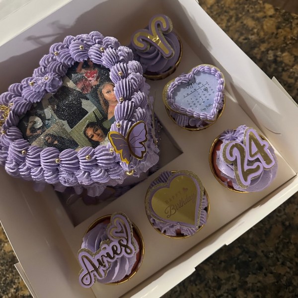 Bento Cake w/ cupcakes