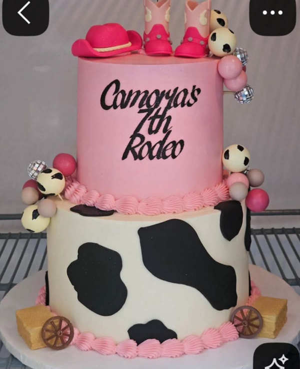 Rodeo 2-Tier Cake