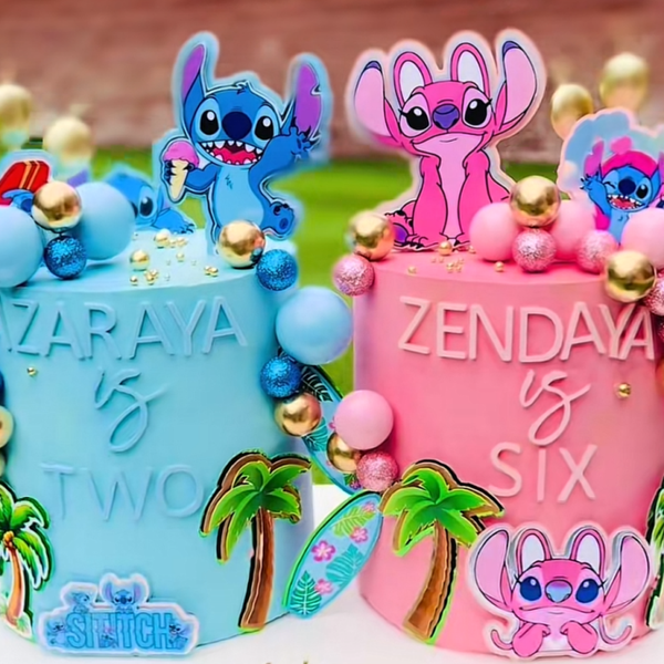 2 cakes - under the sea