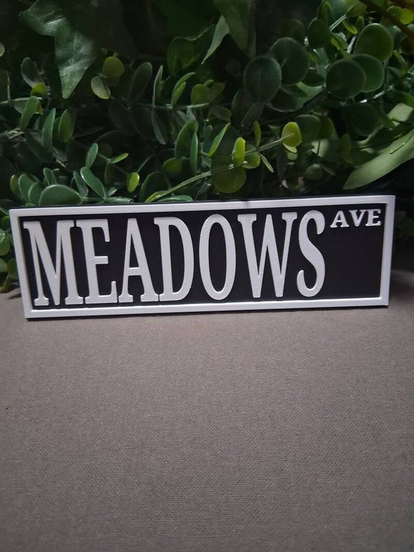 Meadows " Schild "