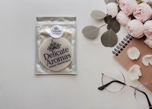 Ombre Leather Car Air Freshener
