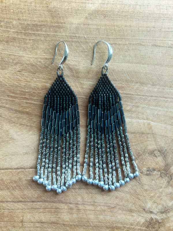 Festive Black Fringe