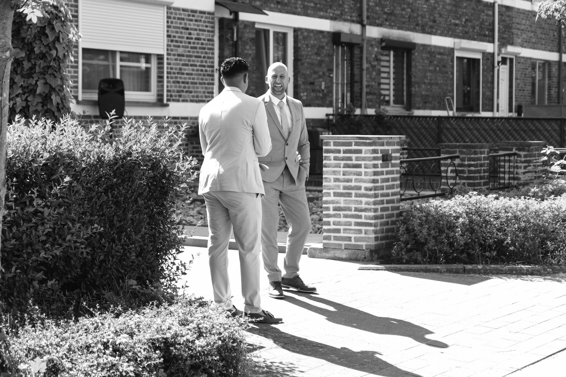 Amorwedding aan het werk