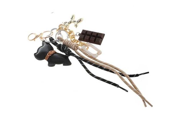 Bag Charm/sleutelhanger Freekje black