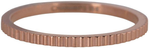 Ring R400 steel rosegoldplated Bricks