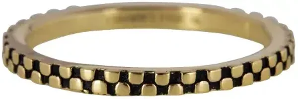 Ring R452 steel goldplated Pointy