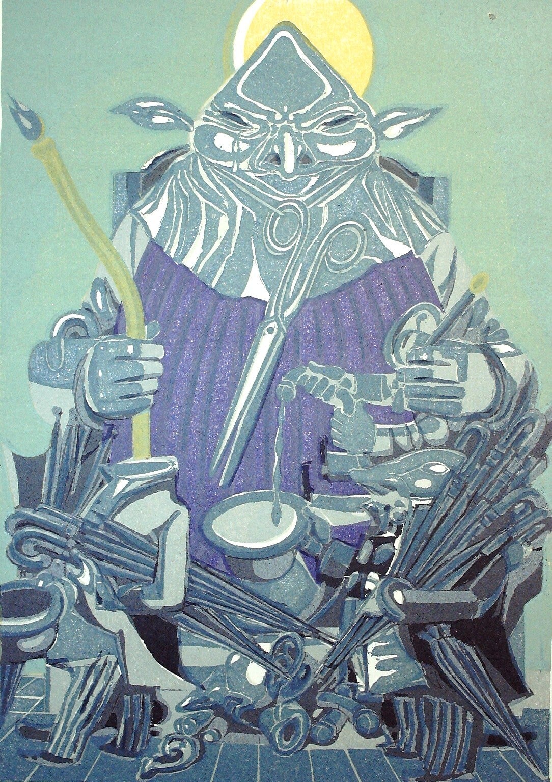 UNBEKANNTER KÜNSTLER - OFFSET - LITHOGRAPHIE