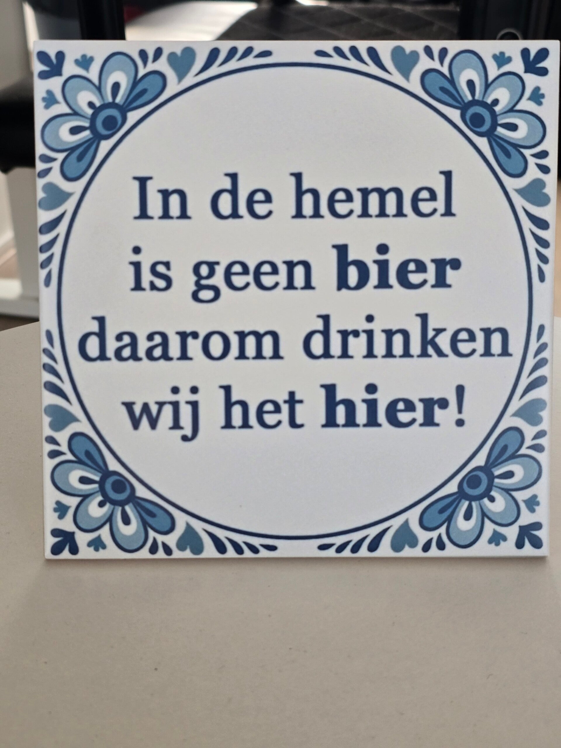 tegeltje gepersonaliseerd 15/15  mat
