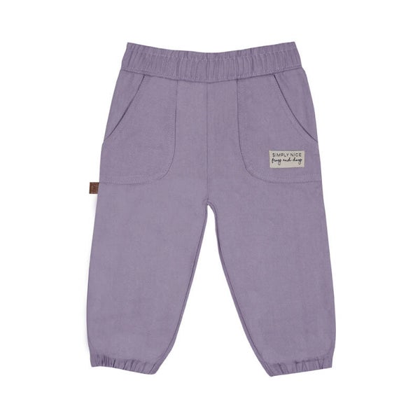 Twill pants lavendel
