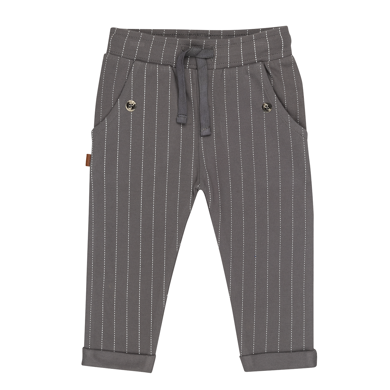 Little Hero Baby Pants Striped | Smoked Pearl