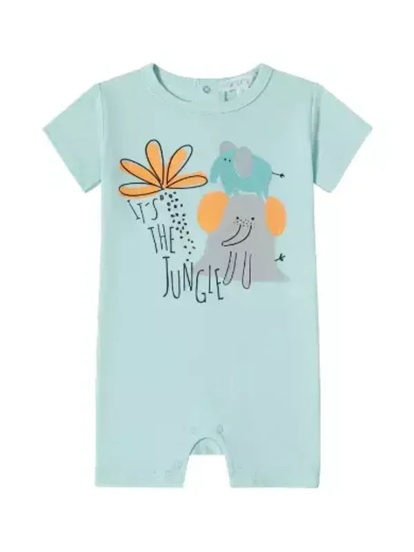Pyjama met korte mouwen voor babyjongens - olifanten