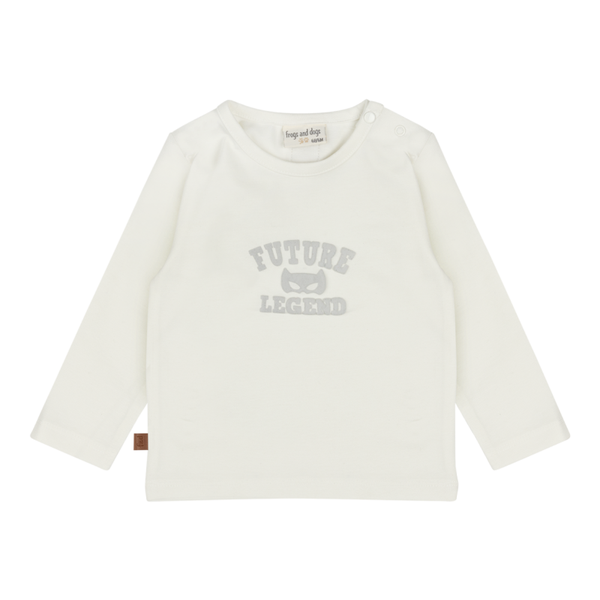 Little Hero Baby Shirt Legend | White Alyssum