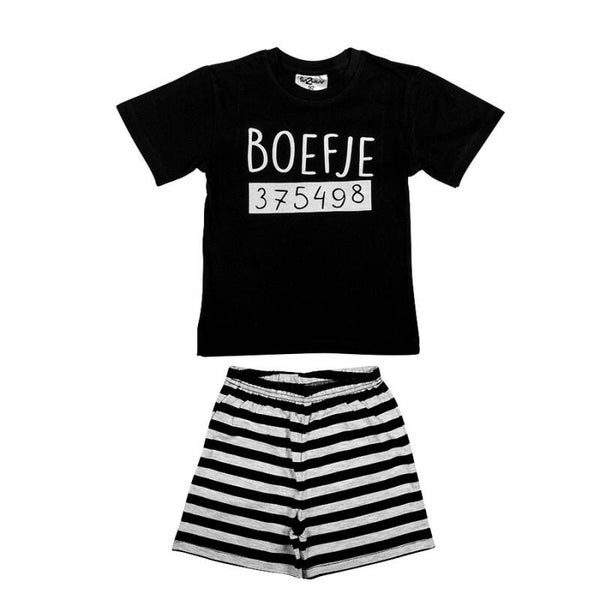 Boefje black shortama