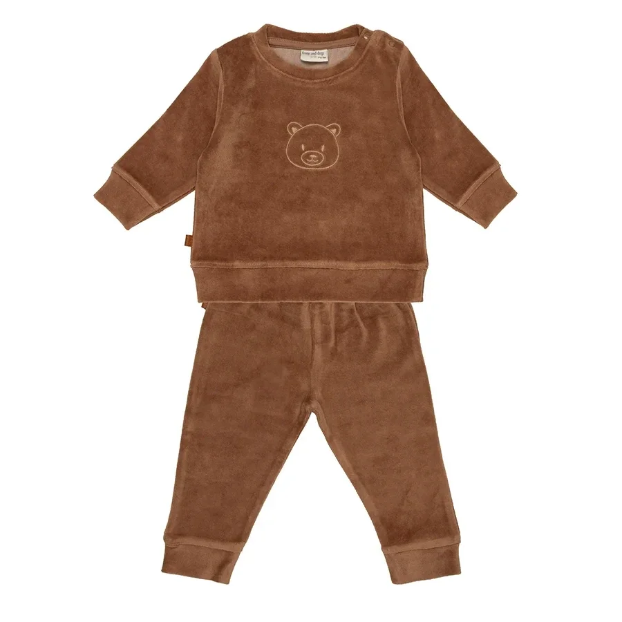 F&D Velour Baby Pyjama | Beverbont