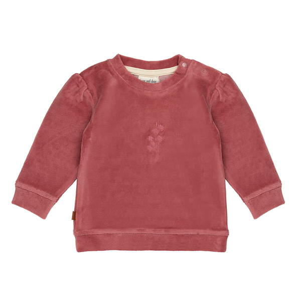 You Are Loved Baby Velvet Sweater | Mesa Rose