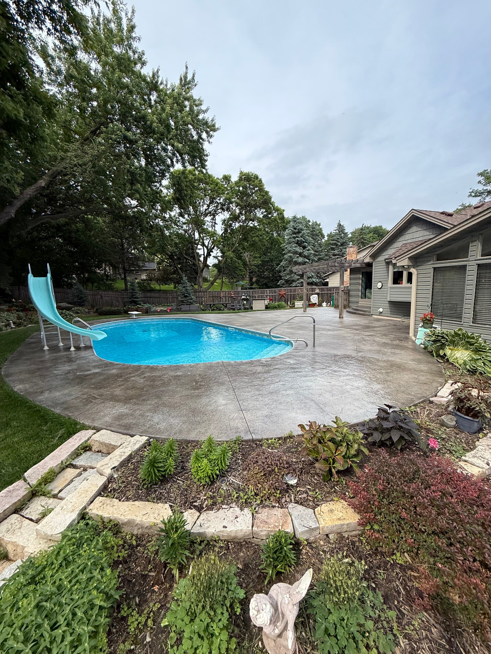Patio Sealing Project in Plymouth MN by Pro Shield Concrete Sealing 