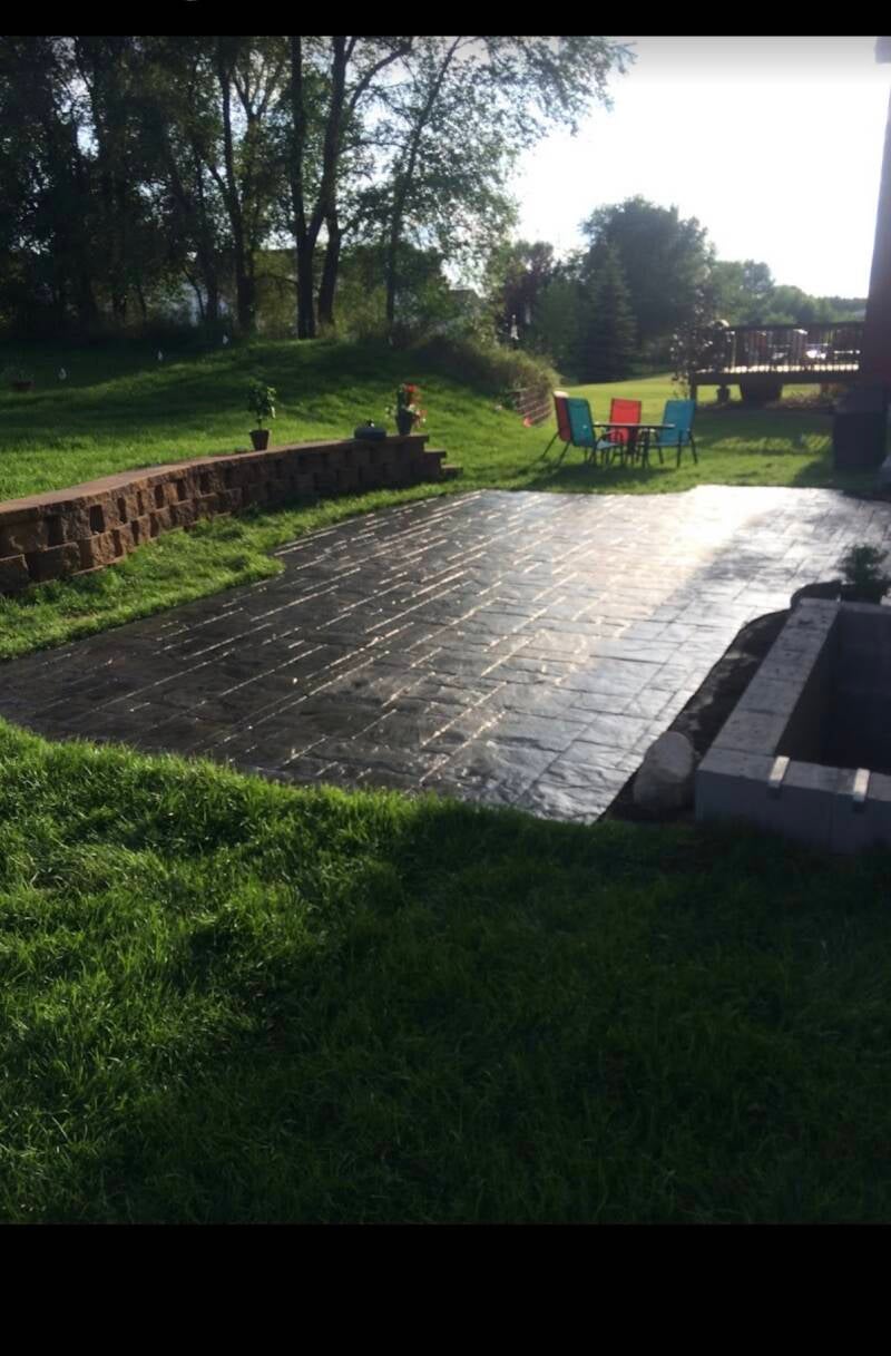 Concrete patio Sealing Project in Maple Grove MN 