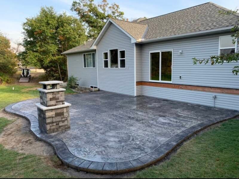 Concrete Patio Sealing Project in Eden Prairie MN by Pro Shield Concrete Sealing 