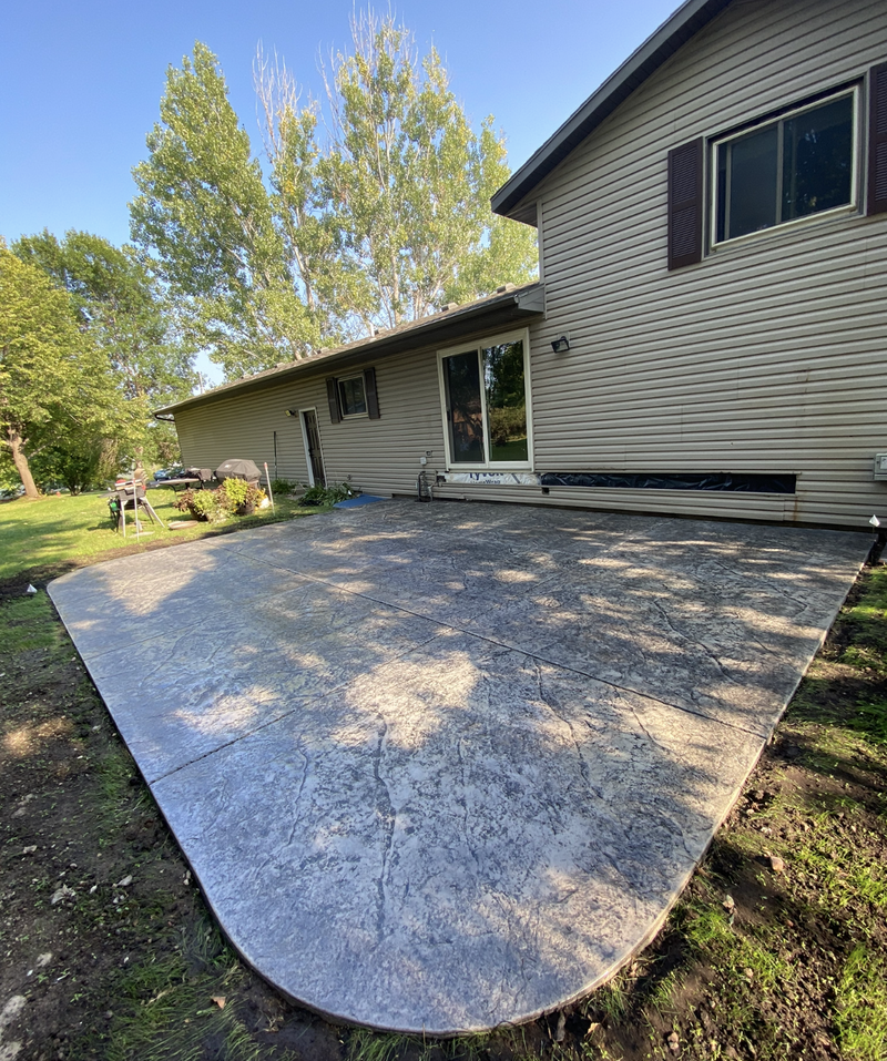 Concrete Patio Sealing Project in White Bear Lake MN by Pro Shield Concrete Sealing