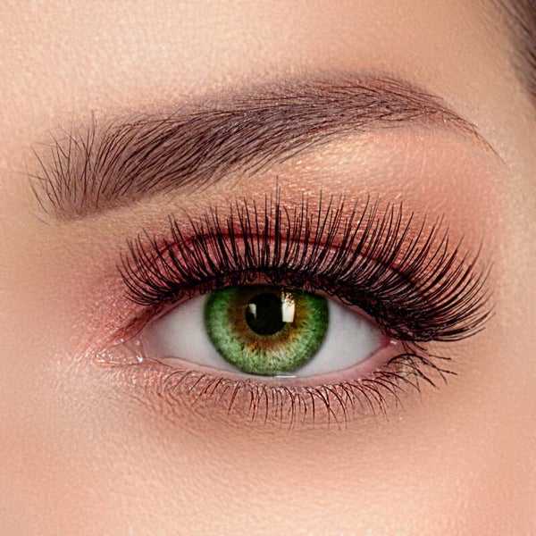 Beauty® Bali Green - groene kleurlenzen - jaarlenzen met lenshouder