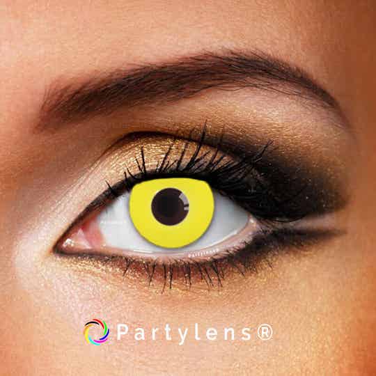 Yellow Out - kleurlenzen geel Partylens®