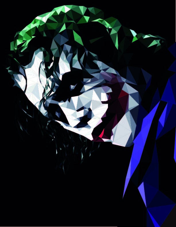 Grafica Joker del film cavaliere oscuro